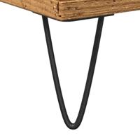 Badkamerkast 30x30x190 cm bewerkt hout oud houtkleurig - thumbnail