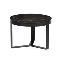 Livingfurn - Bijzettafel Glennis - 50x50x35cm - Marmer - thumbnail