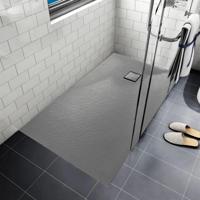 Douchebak AquaSplash Naxos SMC 120x90 cm Stone-look Mat Grijs Aquasplash - thumbnail