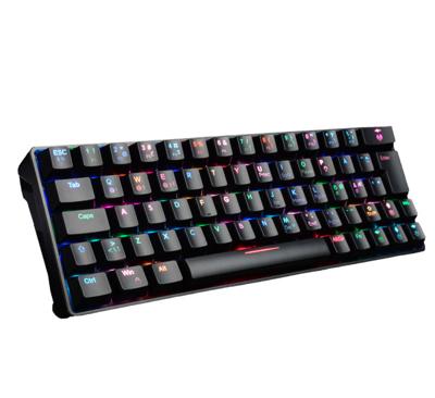Fourze GK60 RGB Mechanical Gaming Toetsenbord zonder Numpad zwart