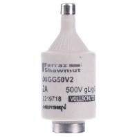 Mersen 00597.002700 Diazed zekering Afmeting zekering: DII 2 A 500 V - thumbnail