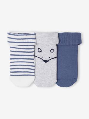Set van 3 paar sokken > baby jongen grijsblauw