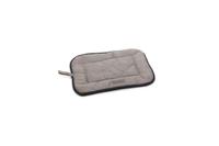DGS Nano Chenille Sleeper Cushion Lex L: 49 cm B: 36 cm H: 3,5 cm grijs - thumbnail