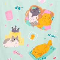 Beans & Co Katten Microvezel Strandhanddoek - thumbnail