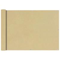 VidaXL Balkonscherm oxford textiel 75x600 cm beige - thumbnail