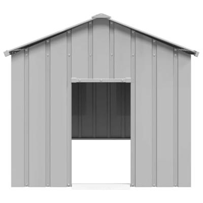 Hondenhok met dak 113x153x101 cm gegalvaniseerd staal - thumbnail