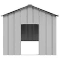 Hondenhok met dak 113x153x101 cm gegalvaniseerd staal - thumbnail