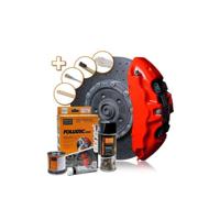 Verfset Foliatec FO2194 Wielklemmen Rood - thumbnail