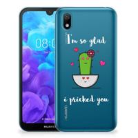 Huawei Y5 (2019) Telefoonhoesje met Naam Cactus Glad - thumbnail