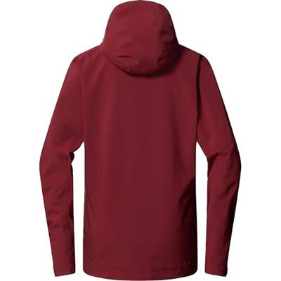 Haglofs Breeze Proof Hardshell Jas Dames Carmine Red L Haglofs Breeze Proof Hardshell Jas Dames Carmine Red L