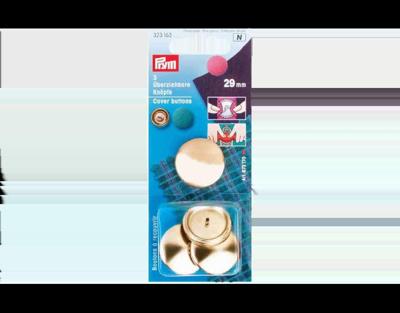 Stofknopen zonder matrijs 29mm goud