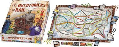 ASMODEE - The Adventurers of Rail USA - Bordspel