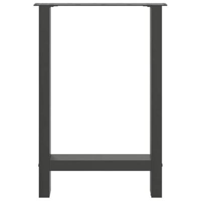 Salontafelpoten 2 st 50x(72-73) cm staal antraciet Salontafelpoten 2 st 50x(72-73) cm staal antraciet