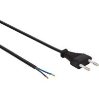 Voedingskabel zwart cee 7/16 incheurostekker inch uiteinden l 1.8 m h03vvh2-f 2g0.75 mm2 Velleman - Velleman - thumbnail