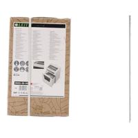Leitz IQ Home Office P4 Papierversnipperaar 5 vellen Cross cut 4 x 40 mm P-4 23 l Ook geschikt voor Nietjes, Paperclips - thumbnail
