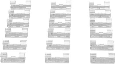 Max Hauri Kabelclip Zelfklevend 164658 Bundel-Ø (bereik) 8 mm (max) Transparant 18 stuk(s)