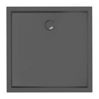 Xenz Mariana Douchebak vierkant 90x90x4 cm ebony - thumbnail