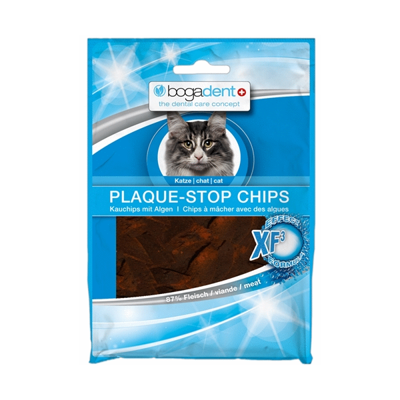 BOGAR Bogadent Plaque-stop Chips Fish - Kattensnoepje - 50g