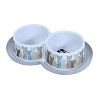 Moderna Kattenvoerbak - Dubbel - Maasai - thumbnail