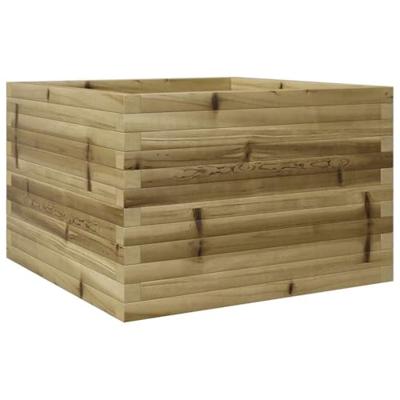 VidaXL Plantenbak 70x70x46 cm geïmpregneerd grenenhout
