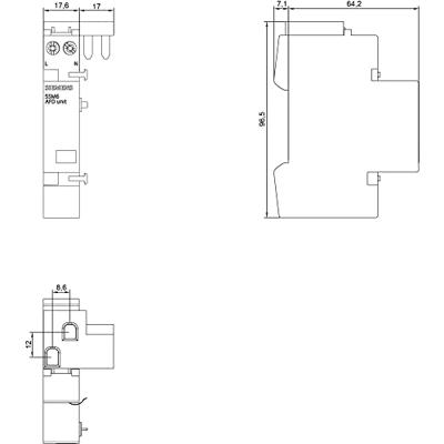 Siemens 5SM60112 Brandbeveiligingsschakelaar 2-polig 1 stuk(s) - thumbnail
