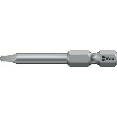 Wera 868/4 Vierkant-bit 1 Gereedschapsstaal Gelegeerd, Taai F 6.3 1 stuk(s) Wera 868/4 Vierkant-bit 1 Gereedschapsstaal Gelegeerd, Taai F 6.3 1 stuk(s)