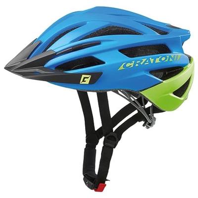 Cratoni Helm agravic blue-lime matt l-xl
