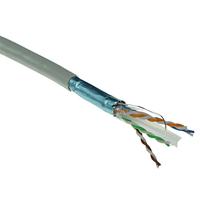 ACT Cat 6A F/UTP massieve installatiekabel, PVC, CPR euroklasse ECA, 24AWG, grey 305 meter - thumbnail