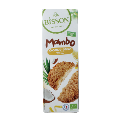 Bisson Zandkoekje kokos citroen bio 150 Gram