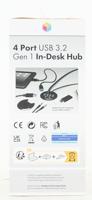 ICY BOX 60303 USB-hub 4 poorten USB-A, Audio, 2.0 (3.5 mm jackplug) USB 3.1 Gen1 5 GBit/s Zwart - thumbnail