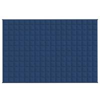 Verzwaringsdeken 120x180 cm 9 kg stof blauw - thumbnail