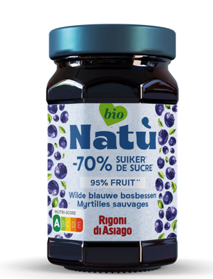 Natù Biologische Wilde Blauwe Bosbessenjam