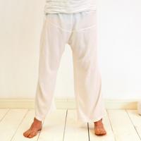 Yoga broek Bamboe Wit - Yoganic - S - thumbnail