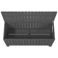Tuinbox 108x42,5x54 cm massief grenenhout grijs - thumbnail
