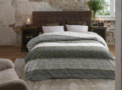 Riviera Maison Chester Groen dekbedovertrek