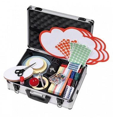 Franken KOMPAKT Presentatiekoffer Aluminium Aantal onderdelen: 2100 43 cm x 12 cm x 32 mm Zilver