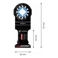Bosch Accessoires Expert MetalMax AIZ 32 AIT multitoolzaagblad 40 x 32 mm - 1 stuk(s) - 2608900017 - thumbnail