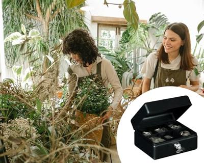 YALE Kassa - Muntvangers - 15 x 12 x 8 cm - Zwart