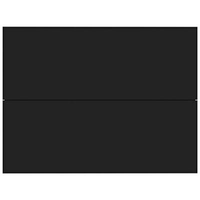 Nachtkastjes 2 st 40x30x30 cm spaanplaat zwart