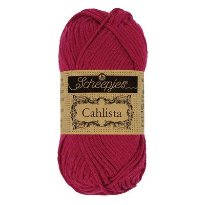 Scheepjes Cahlista 50g - 517 Ruby - Haakgaren / Breigaren