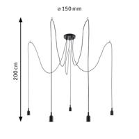 Paulmann Ketil 50389 Hanglamp LED E27 Zwart - thumbnail