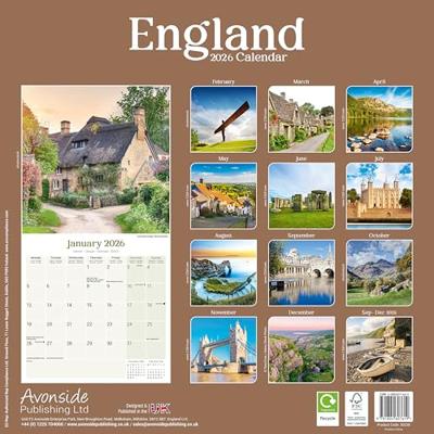 Engeland Kalender 2026 Engeland Kalender 2026