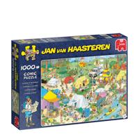Jumbo legpuzzel Jan van Haasteren Kamperen in het Bos 1000 st. - thumbnail