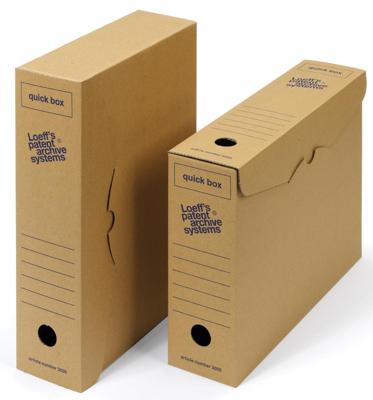 Loeff's achiefdoos Quick box 335x240x80 mm Pak van 50 stuks Loeff's achiefdoos Quick box 335x240x80 mm Pak van 50 stuks