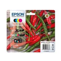 Huismerk Epson 503XL Inktcartridges Multipack (zwart + 3 kleuren) - thumbnail