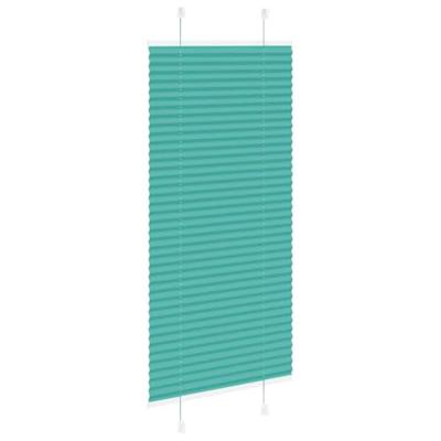 Pliss rolgordijn 65x150 cm stofbreedte 64,4 cm petrol groen - thumbnail