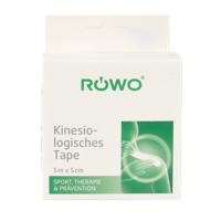 Rowo Kinesiotape blauw 5cm x 5m 1 Stuks - thumbnail