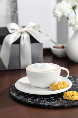 Villeroy & Boch Koffiekop en -schotel NewMoon - 190 ml - thumbnail