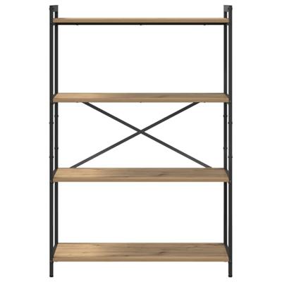 Boekenkast artisanaal eikenkleurig 80 x 30 x 118 cm Boekenkast artisanaal eikenkleurig 80 x 30 x 118 cm