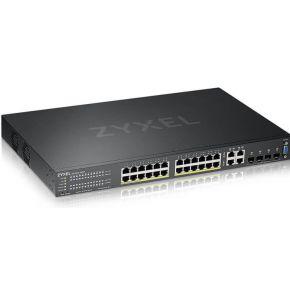 Zyxel GS2220-28HP-EU0101F netwerk-switch Managed L2 Gigabit Ethernet (10/100/1000) Zwart Power over